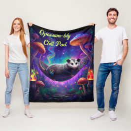 Manta Polar Opossum Trippy Psicodelic Hippie Personalizado Per