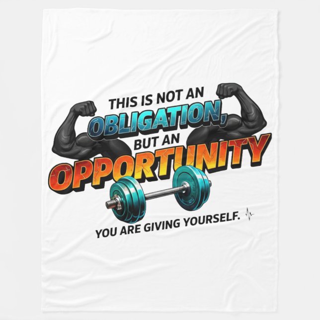 Manta Polar Opportunity Not Obligation Gym Quote (Anverso)