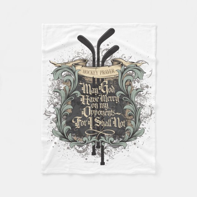 Manta Polar Oración de hockey (Anverso)