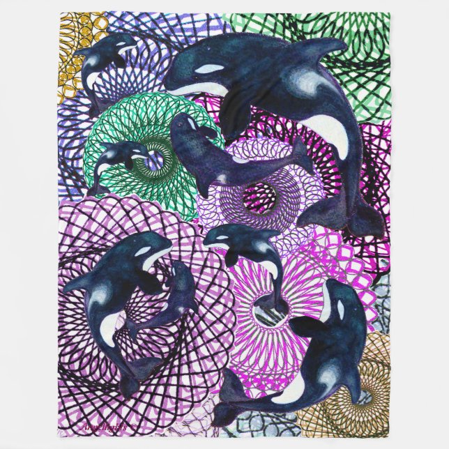 Manta Polar Orca tribal (Anverso)