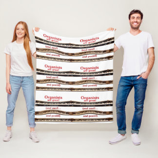 Manta Polar Organists are great blanket for cold concerts