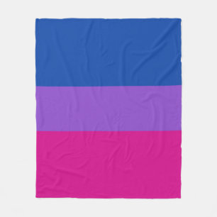 Manta Polar Orgullo bisexual, audaces franjas, ORGULLO LGBTQ