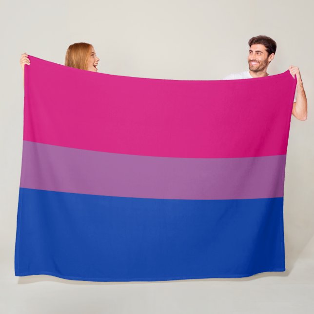 Manta Polar Orgullo bisexual (Bandera Bi) (In situ)