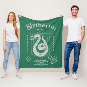 Manta Polar ORGULLO DE SLYTHERIN Ambición Astucia Emblema