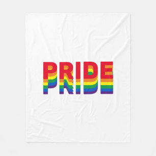 Manta Polar Orgullo lgbt lgbtq queer gay arcoiris colores retr