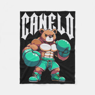 Manta Polar Orgullo Mexicano Boxeo Alvarez Oso Patriota Mexica