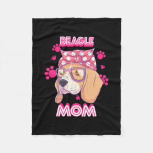 Manta Polar Orgullosa Beagle Dog Mom
