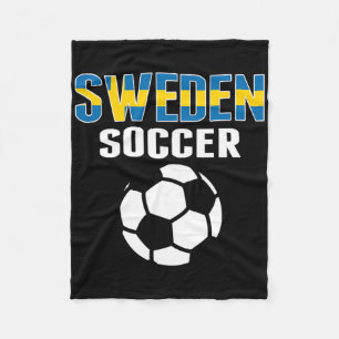 Manta Polar Orgullosa camiseta de fans de fútbol de Suecia - A