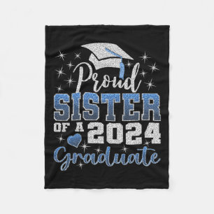 Manta Polar Orgullosa Hermana De 2024 Graduada Impresionante C