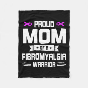 Manta Polar Orgullosa Madre Guerrera De Una Conciencia De Fibr