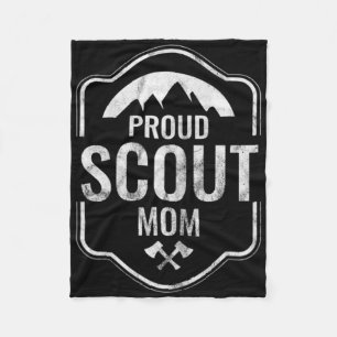 Manta Polar Orgullosa madre scout de mujeres Madre Escultismo 
