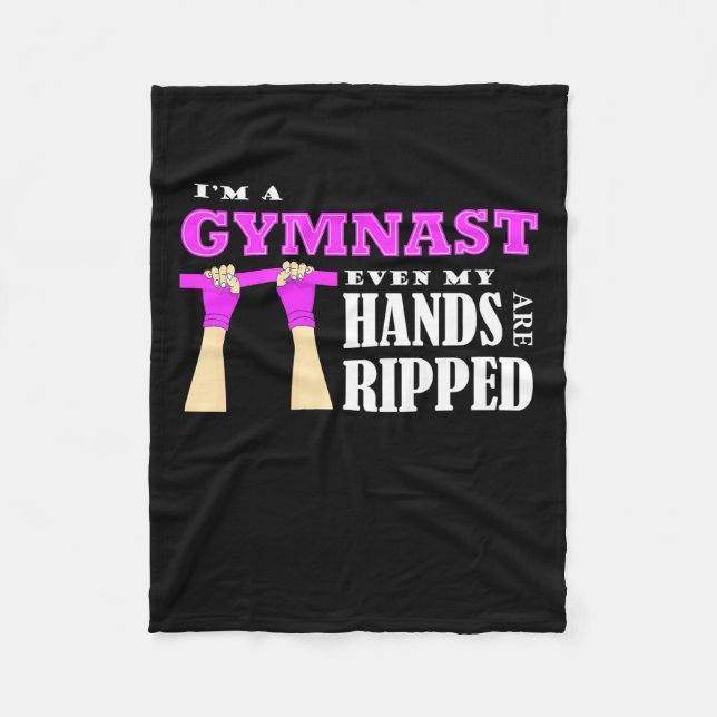 Manta Polar Orgulloso De Que Soy Un Gimnasio (Anverso)