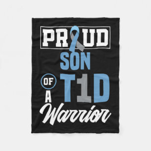Manta Polar Orgulloso Hijo De Un Guerrero De La T1d, Concienci