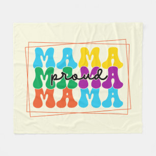 Manta Polar Orgulloso Mamá Autismo Conciencia Fleece Blanket