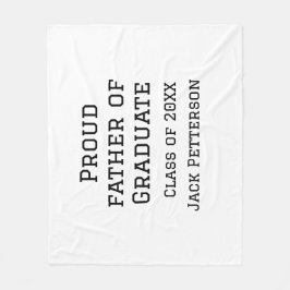 Manta Polar Orgulloso padre de la clase de graduados de 20XX a