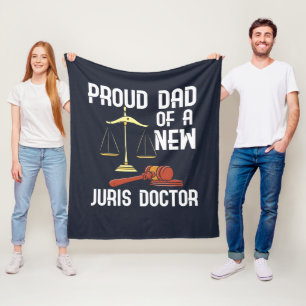 Manta Polar Orgulloso papá de una Novedad Médico de Juris