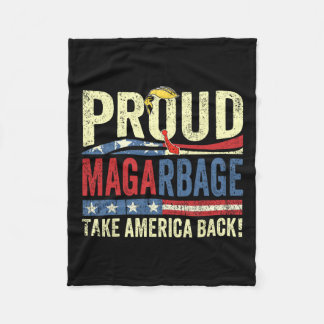 Manta Polar Orgulloso Tee De Basura Orgulloso De Ser Basura Ap