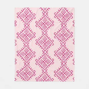 Manta Polar Origen tribal: abstracto decorativo vintage.