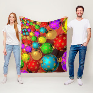 Manta Polar Ornament de Navidad Jamboree