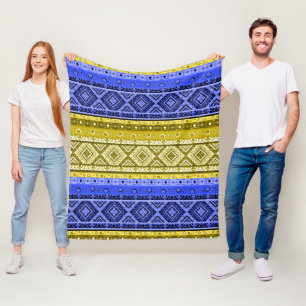 Manta Polar Ornamenta tradicional ornamental de etno boho trib