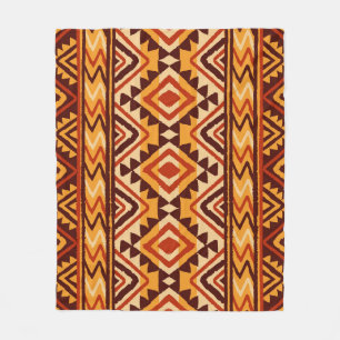Manta Polar Ornamento étnico navajo: sin costura vintage