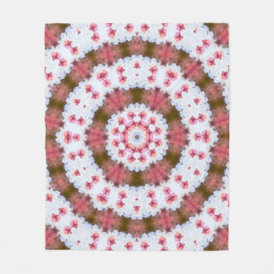 Manta Polar Ornamento redondo ,mandala , caleidoscopio