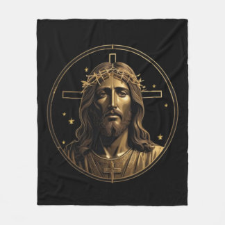 Manta Polar Oro Jesús 1