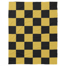 Oro metálico con estilo cuadrado negro