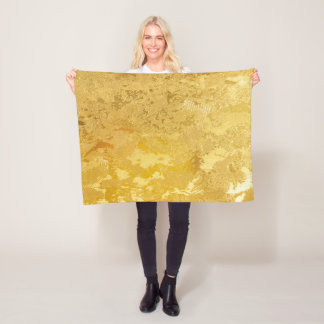 Manta Polar oro,vintage,rústico,elegante,moda,hermoso,gastado,