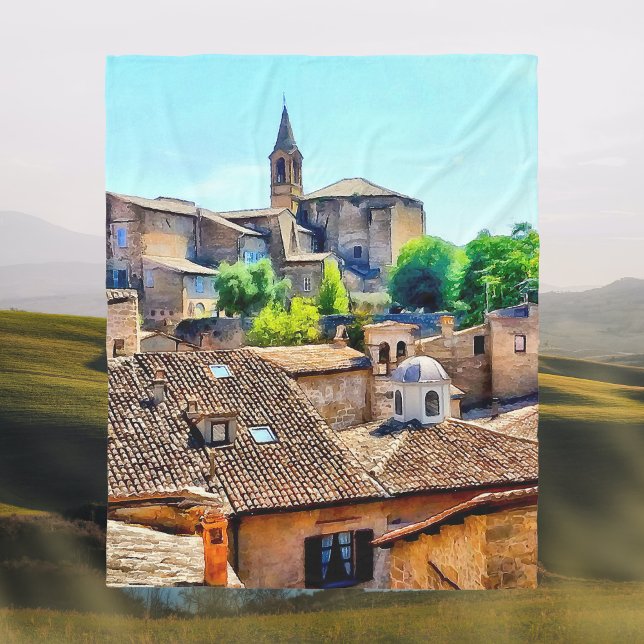 Manta Polar Orvieto Italia Hillside (Subido por el creador)