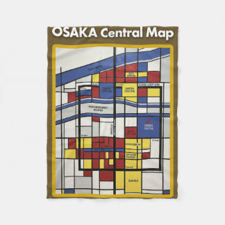 Manta Polar OSAKA central map Piet Mondrian style