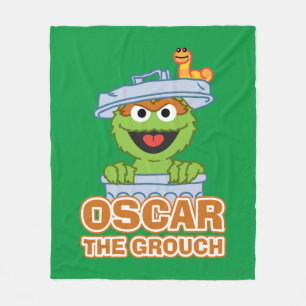 Manta Polar Oscar al estilo clásico de Grouch