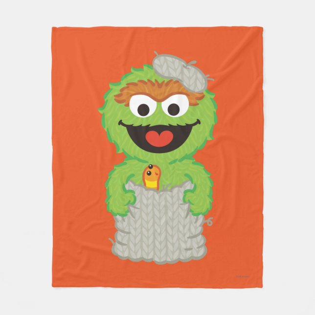 Manta Polar Oscar al estilo Grouch Wool (Anverso)