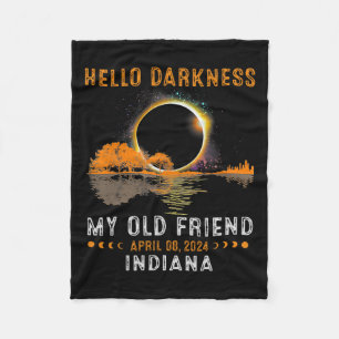 Manta Polar Oscuridad Mi viejo amigo Eclipse Total 2024 Indian