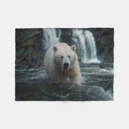 Manta Polar Oso de espíritu blanco