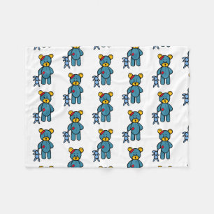 Manta Polar Oso de peluche