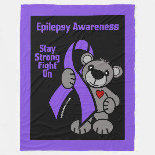 Manta Polar Oso de peluche... Epilepsia