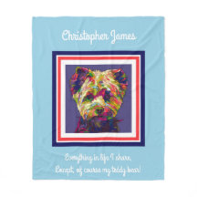 Oso de peluche pintado (con poema), personalizado