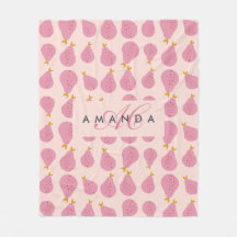 Oso femenino dulce monogramado de regalo inicial