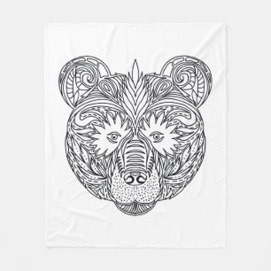 Manta Polar Oso inspirado