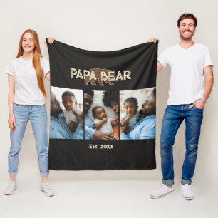Manta Polar Oso Padre Año de Fundación 3 Foto