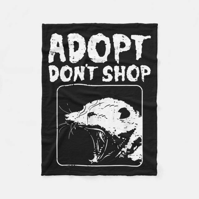 Manta Polar Ossum Adopt Dont Shop Ssum Street Cat Pet Women Me (Anverso)
