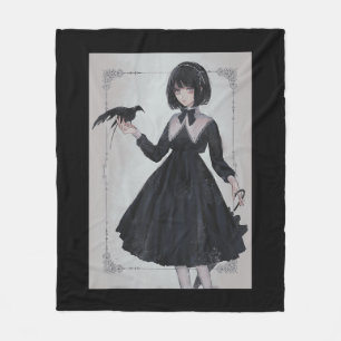 Manta Polar Otaku japonés de la estética del antisemita Chica 