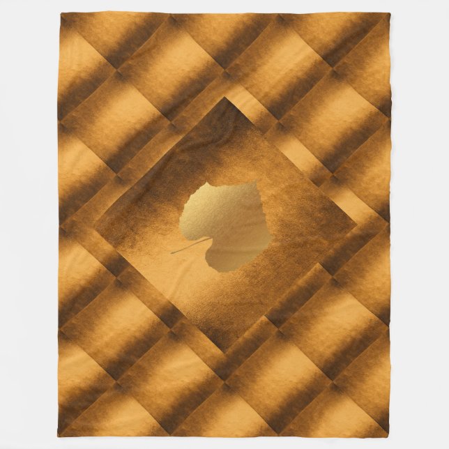 Manta Polar Otoño Cae Cooper deja geométrica (Anverso)