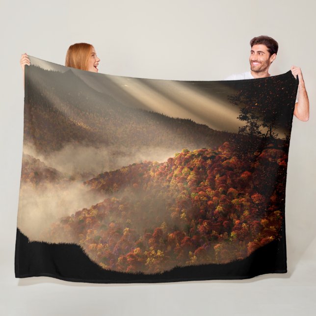 Manta Polar Otoño con vistas a Fleece Blanket (In situ)