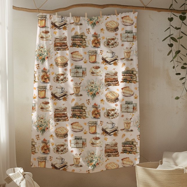 Manta Polar Otoño Patrón estético básico favorito del otoño (In situ)