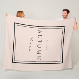 Manta Polar Otoño Todavía Paz III Fleece Blanket-Cosy Caída