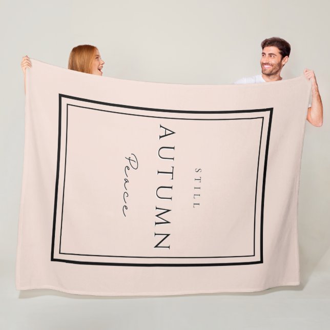 Manta Polar Otoño Todavía Paz III Fleece Blanket-Cosy Caída (In situ)
