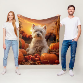 Manta Polar Otoño Westie