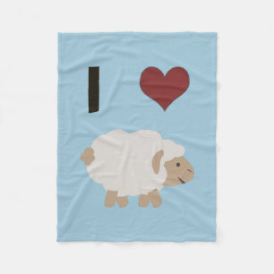 Manta Polar Oveja del corazón I (amor) (usted)